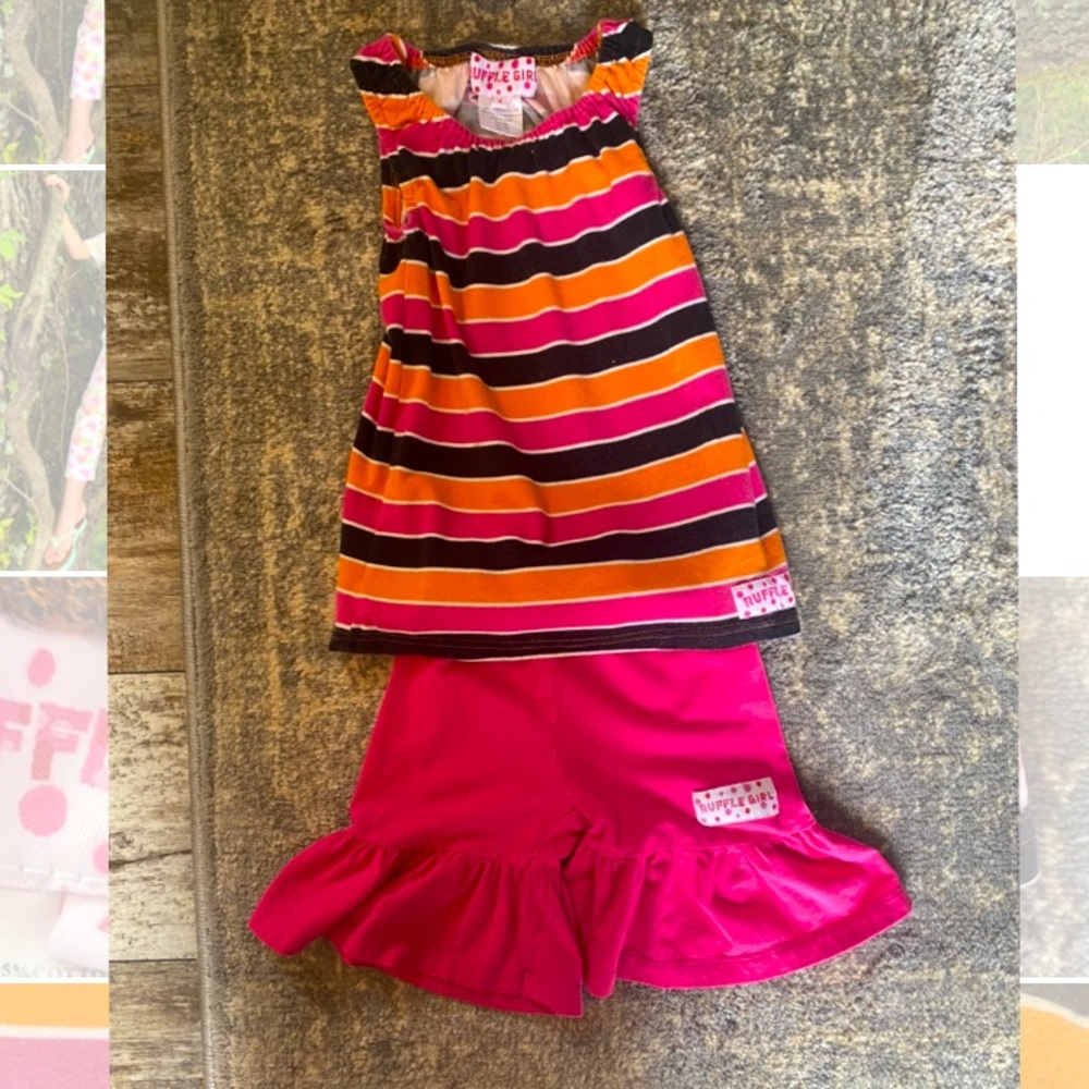 Ruffle Girl Set 4T